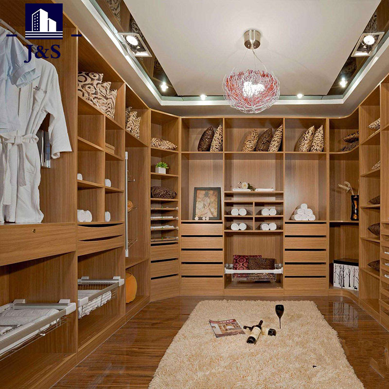 Elegan Moden Terbina dalam Almari Walk in Closet