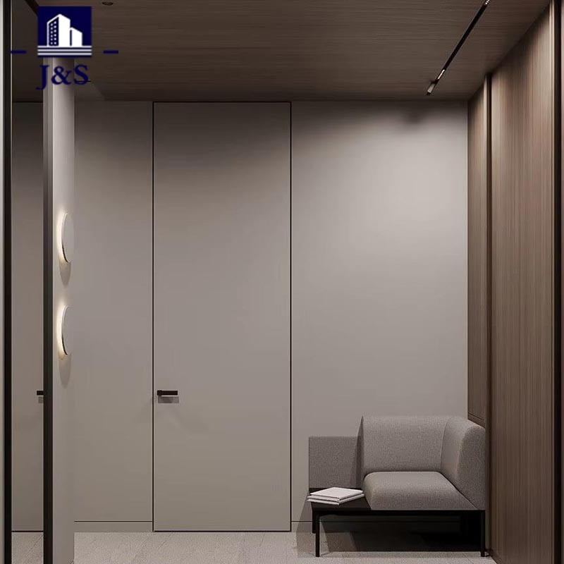 Minimalisme Bingkai aluminium pintu dalaman